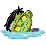 Z for Zombie WhatsApp Sticker #18