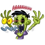Z for Zombie WhatsApp Sticker #19