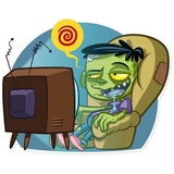 Z for Zombie WhatsApp Sticker #27