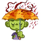Z for Zombie WhatsApp Sticker #29