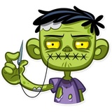 Z for Zombie WhatsApp Sticker #30