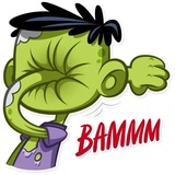Z for Zombie WhatsApp Sticker #4