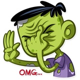 Z for Zombie WhatsApp Sticker #6