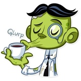 Z for Zombie WhatsApp Sticker #9