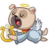 Zac The Pug WhatsApp Sticker #24