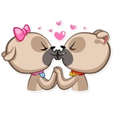 Zac The Pug WhatsApp Sticker #27
