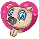 Zac The Pug WhatsApp Sticker #9