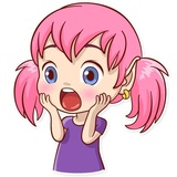 Zebra Girl WhatsApp Sticker #11