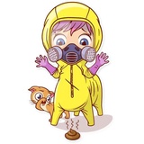 Zebra Girl WhatsApp Sticker #16