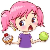 Zebra Girl WhatsApp Sticker #19