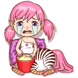 Zebra Girl WhatsApp Sticker #6