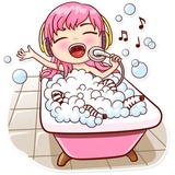 Zebra Girl WhatsApp Sticker #8