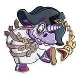 Undead Unicorn WhatsApp Sticker #20