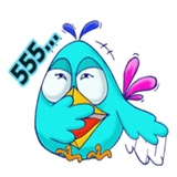 Bored Chick WhatsApp Sticker #14