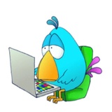 Bored Chick WhatsApp Sticker #2