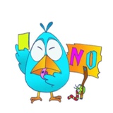 Bored Chick WhatsApp Sticker #4