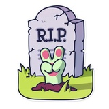 Creepy Wolf WhatsApp Sticker #8