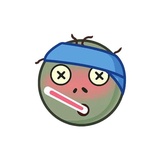 Zombie Emoji WhatsApp Sticker #11