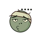 Zombie Emoji WhatsApp Sticker #16