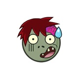 Zombie Emoji WhatsApp Sticker #4