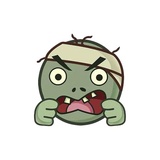 Zombie Emoji WhatsApp Sticker #8