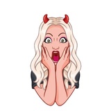 Blonde WhatsApp Sticker #13