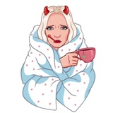 Blonde WhatsApp Sticker #14
