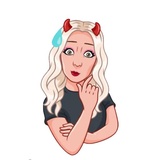 Blonde WhatsApp Sticker #16