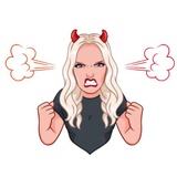 Blonde WhatsApp Sticker #18