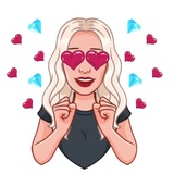 Blonde WhatsApp Sticker #23