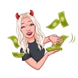 Blonde WhatsApp Sticker #24