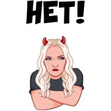 Blonde WhatsApp Sticker #25