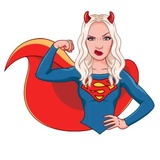 Blonde WhatsApp Sticker #30