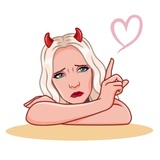 Blonde WhatsApp Sticker #5
