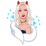 Blonde WhatsApp Sticker #8