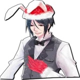 Anime New Year WhatsApp Sticker #14