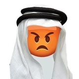 Arabic Emoticons WhatsApp Sticker #13