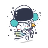 Cool Astronaut WhatsApp Sticker pack