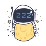 Cool Astronaut WhatsApp Sticker #21