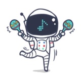 Cool Astronaut WhatsApp Sticker #22