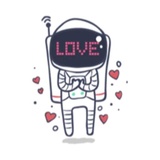 Cool Astronaut WhatsApp Sticker #5