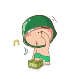 Baby Soldier WhatsApp Sticker #12