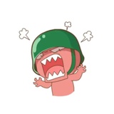Baby Soldier WhatsApp Sticker #13