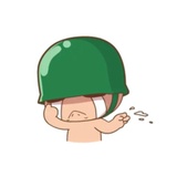 Baby Soldier WhatsApp Sticker #17