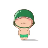 Baby Soldier WhatsApp Sticker #19
