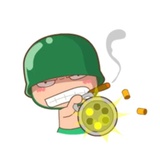 Baby Soldier WhatsApp Sticker #22