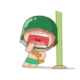 Baby Soldier WhatsApp Sticker #23