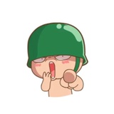 Baby Soldier WhatsApp Sticker #3