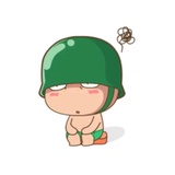 Baby Soldier WhatsApp Sticker #5