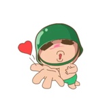 Baby Soldier WhatsApp Sticker #6